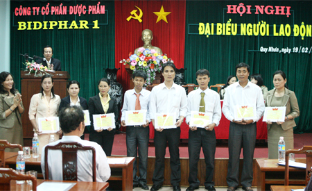 Bidiphar 1 tổ chức Hội Nghị Đại Biểu Người lao động.