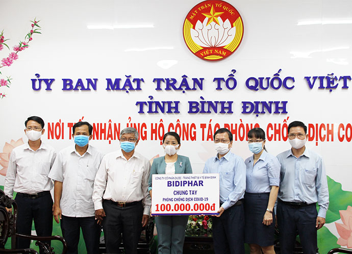 Bidiphar chung tay phòng chống dịch Covid - 19