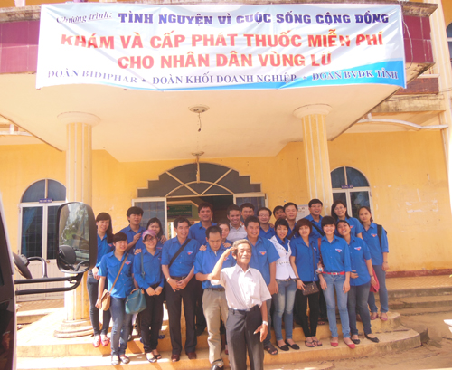 Bidiphar cứu trợ người dân vùng lũ