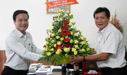 Bidiphar đến thăm và chúc mừng các cơ quan Báo - Đài địa phương nhân dịp 87 năm Ngày Báo chí Cách mạng Việt Nam