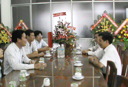 Bidiphar đến thăm và chúc mừng các cơ quan Báo - Đài địa phương nhân dịp 87 năm Ngày Báo chí Cách mạng Việt Nam