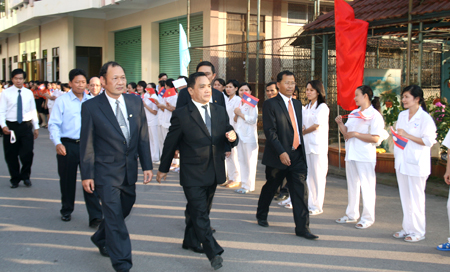 Bidiphar đón tiếp Thủ tướng Chính phủ nước Cộng hòa DCND Lào Thongsing Thammavong