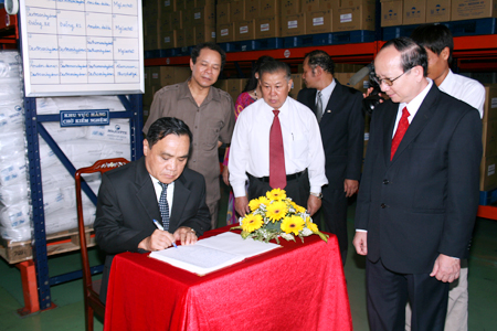 Bidiphar đón tiếp Thủ tướng Chính phủ nước Cộng hòa DCND Lào Thongsing Thammavong