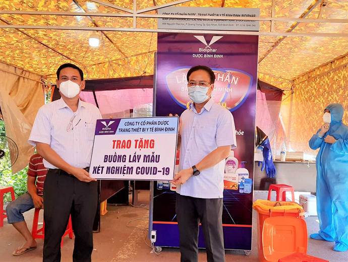 BIDIPHAR HỖ TRỢ HƠN 1 TỶ ĐỒNG TRONG CÔNG TÁC PHÒNG, CHỐNG DỊCH COVID-19