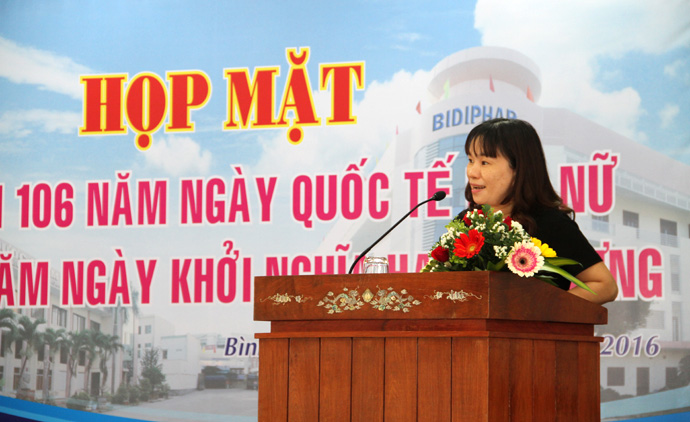 Bidiphar họp mặt chúc mừng ngày Quốc tế Phụ nữ ngày 8/3