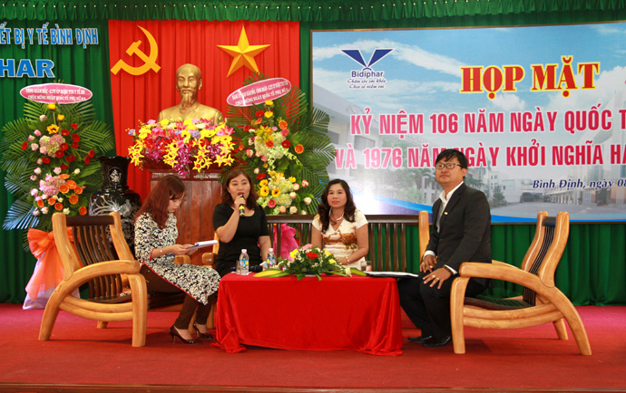 Bidiphar họp mặt chúc mừng ngày Quốc tế Phụ nữ ngày 8/3