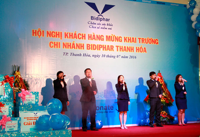 Bidiphar mở rộng hệ thống phân phối tại Thanh Hóa