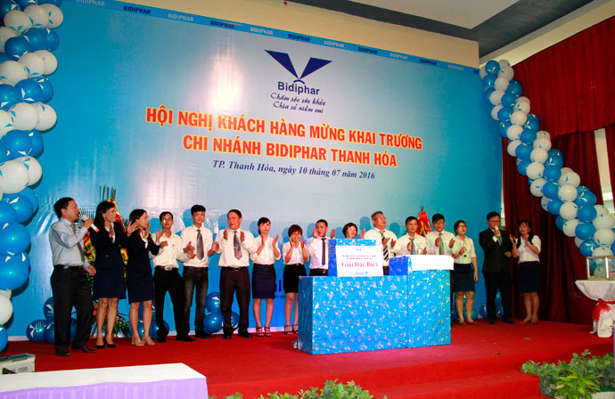 Bidiphar mở rộng hệ thống phân phối tại Thanh Hóa