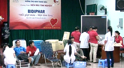 Bidiphar – Mỗi giọt máu một tấm lòng