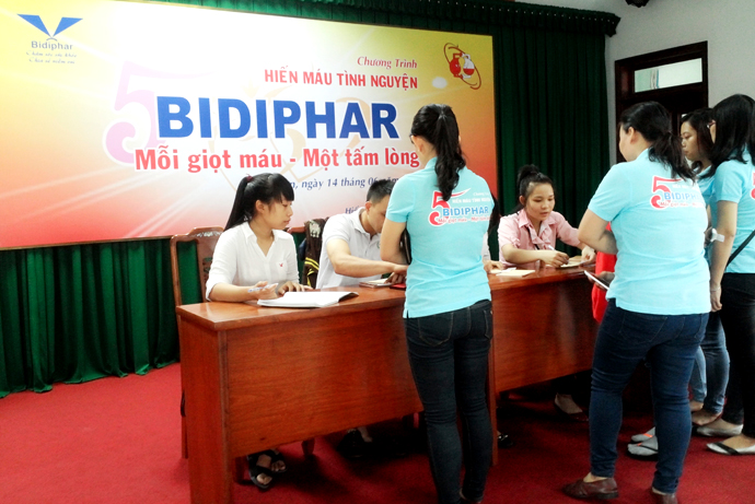 “Bidiphar Mỗi giọt máu Một tấm lòng” lần thứ V liên tiếp