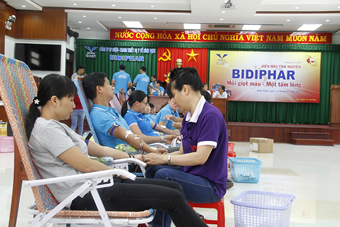 “Bidiphar Mỗi giọt máu Một tấm lòng” lần thứ VII liên tiếp