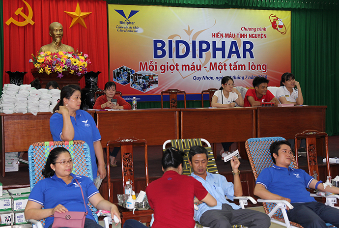 “Bidiphar Mỗi giọt máu Một tấm lòng” lần thứ VIII liên tiếp