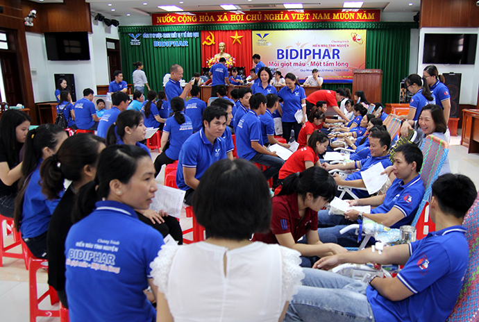 “Bidiphar Mỗi giọt máu Một tấm lòng” lần thứ VIII liên tiếp