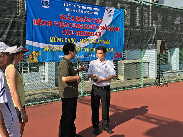 Bidiphar tham gia Giải quần vợt Bệnh viện Ung Bướu TP. Hồ Chí Minh mở rộng - cúp Bidiphar 2017