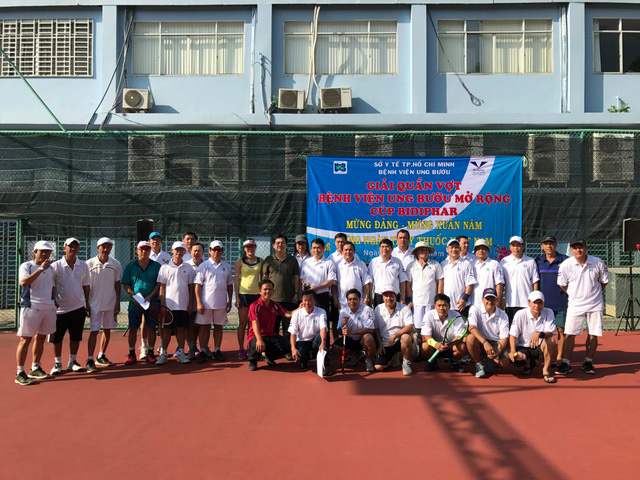 Bidiphar tham gia Giải quần vợt Bệnh viện Ung Bướu TP. Hồ Chí Minh mở rộng - cúp Bidiphar 2017