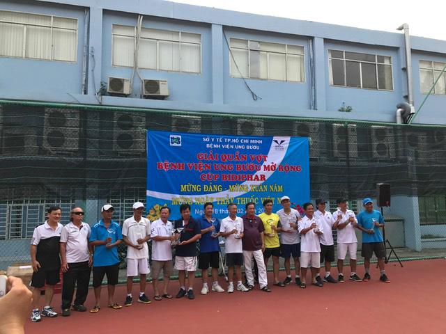 Bidiphar tham gia Giải quần vợt Bệnh viện Ung Bướu TP. Hồ Chí Minh mở rộng - cúp Bidiphar 2017