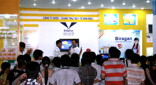 Bidiphar tham gia Hội Chợ Hàng Việt Nam Chất Lượng Cao năm 2011 tại Quảng Ngãi