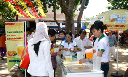 Bidiphar tham gia Hội chợ Hàng Việt Nam chất lượng cao năm 2012 tại Tp. Quy Nhơn – Tỉnh Bình Định.