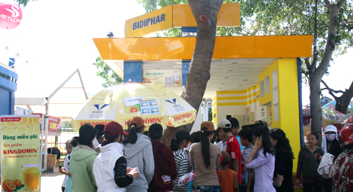 Bidiphar tham gia Hội chợ Hàng Việt Nam chất lượng cao năm 2012 tại Tp. Quy Nhơn – Tỉnh Bình Định.