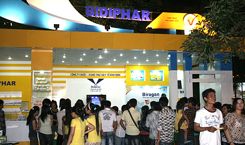 Bidiphar tham gia hội chợ HVNCLC năm 2011 tại thành phố Quy Nhơn.