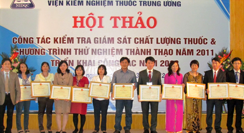 Bidiphar tham gia “Hội thảo công tác kiểm tra giám sát chất lượng thuốc, chương trình thử nghiệm thành thạo năm 2011 và triển khai công tác năm 2012”