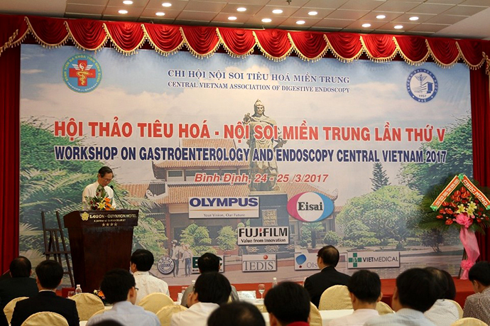 Bidiphar: Tham gia Hội thảo Tiêu hóa – Nội soi Miền Trung năm 2017.