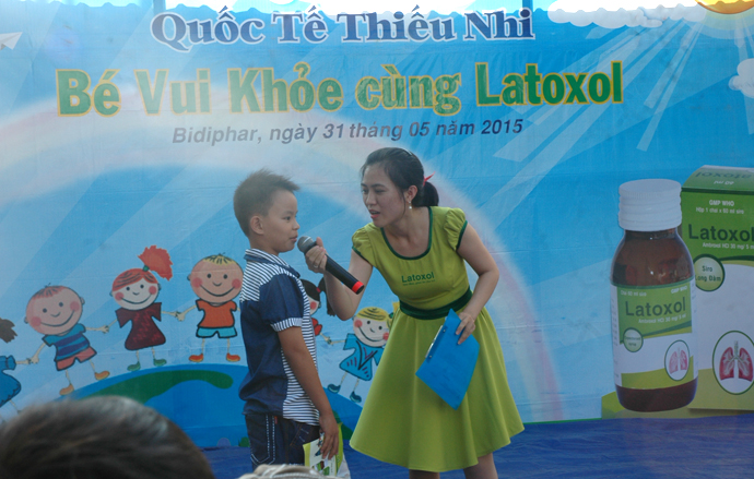 Bidiphar tổ chức chương trình “Bé vui khỏe cùng Latoxol” mừng ngày Quốc tế thiếu nhi 1/6