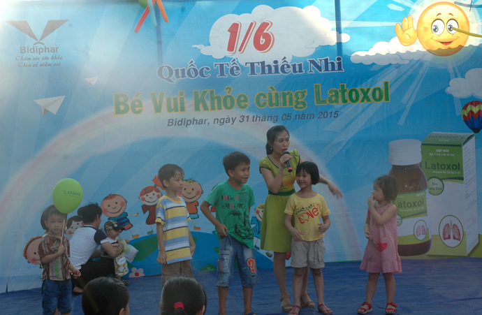 Bidiphar tổ chức chương trình “Bé vui khỏe cùng Latoxol” mừng ngày Quốc tế thiếu nhi 1/6