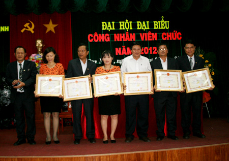 Bidiphar tổ chức Đại Hội đại biểu công nhân viên chức lao động năm 2012