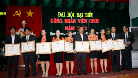 Bidiphar tổ chức Đại Hội đại biểu công nhân viên chức lao động năm 2012