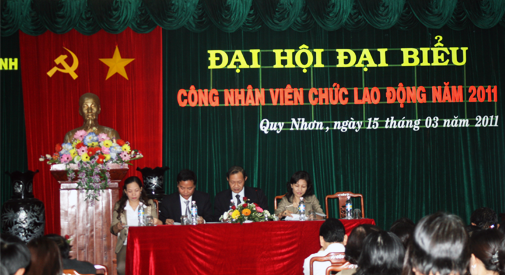 Bidiphar tổ chức đại hội đại biểu công nhân viên chức năm 2011