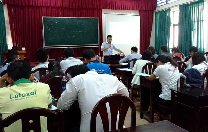 Bidiphar tổ chức đào tạo cán bộ quản lý chi nhánh, thủ kho, nhân viên mới tại thành phố Hồ Chí Minh