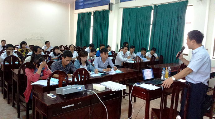 Bidiphar tổ chức đào tạo cán bộ quản lý chi nhánh, thủ kho, nhân viên mới tại thành phố Hồ Chí Minh