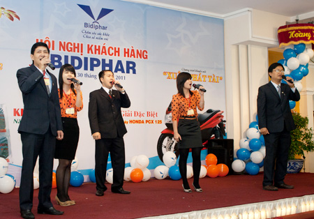 Bidiphar tổ chức hội nghị khách hàng khối OTC và tổng kết chương trình khuyến mãi Xuân Phát Tài.