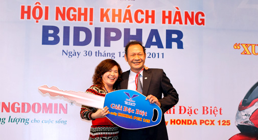 Bidiphar tổ chức hội nghị khách hàng khối OTC và tổng kết chương trình khuyến mãi Xuân Phát Tài.