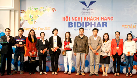 Bidiphar tổ chức hội nghị khách hàng khối OTC và tổng kết chương trình khuyến mãi Xuân Phát Tài.