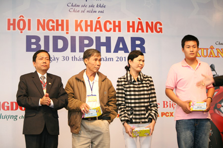 Bidiphar tổ chức hội nghị khách hàng khối OTC và tổng kết chương trình khuyến mãi Xuân Phát Tài.