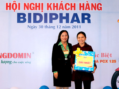 Bidiphar tổ chức hội nghị khách hàng khối OTC và tổng kết chương trình khuyến mãi Xuân Phát Tài.