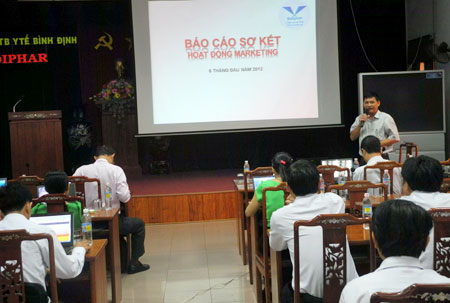 Bidiphar tổ chức hội nghị sơ kết hoạt động kinh doanh 6 tháng đầu năm và triển khai nhiệm vụ 6 tháng cuối năm 2012