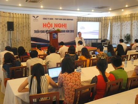 Bidiphar tổ chức Hội nghị triển khai kế hoạch kinh doanh năm 2013 tại Thành phố Đà Nẵng