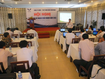 Bidiphar tổ chức Hội nghị triển khai kế hoạch kinh doanh năm 2013 tại Thành phố Đà Nẵng