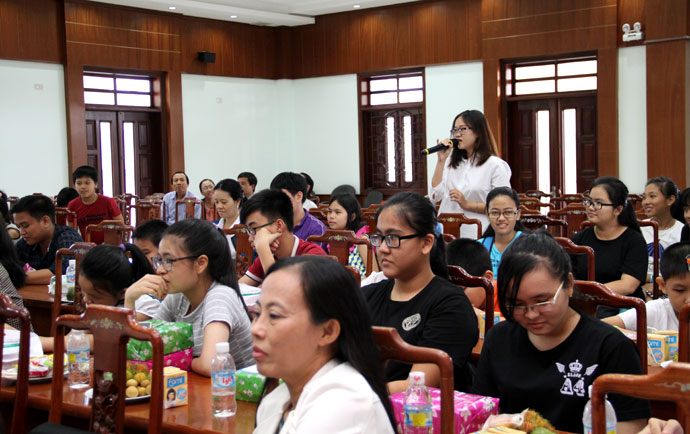 Bidiphar tổ chức họp mặt tuyên dương các cháu có thành tích học tập xuất sắc năm học 2015 – 2016