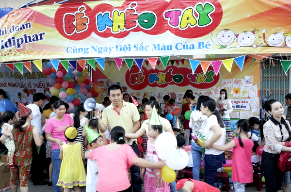 Bidiphar tổ chức “Ngày hội sắc màu của bé” mừng ngày Quốc tế thiếu nhi 1/6