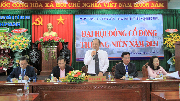 Bidiphar tổ chức thành công đại hội đồng cổ đông năm 2021