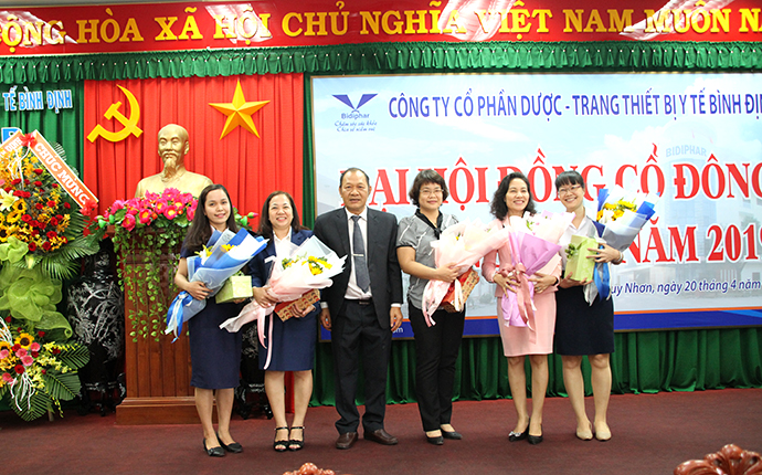 Bidiphar: Tổ chức thành công Đại hội đồng cổ đông thường niên năm 2019