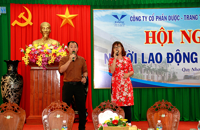 Bidiphar: Tổ chức thành công Hội nghị người lao động năm 2017