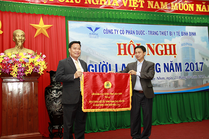 Bidiphar: Tổ chức thành công Hội nghị người lao động năm 2017