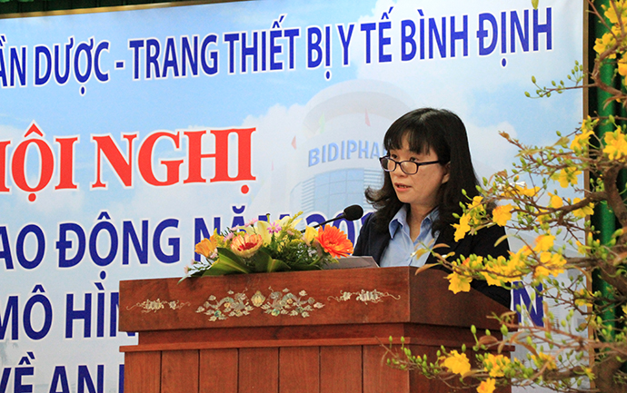 Bidiphar: Tổ chức thành công Hội nghị người lao động năm 2019 và Lễ ra mắt Tổ công nhân tự quản về an ninh trật tự