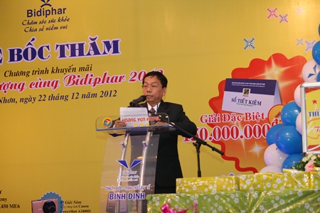Bidiphar tổ chức thành công Lễ Bốc Thăm trúng thưởng chương trình Thịnh Vượng cùng Bidiphar năm 2012