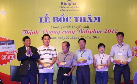 Bidiphar tổ chức thành công Lễ Bốc Thăm trúng thưởng chương trình Thịnh Vượng cùng Bidiphar năm 2012